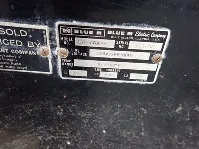 Used BLUE M IGF7780PRE Heat Treating Units Ohio US | HGR 24 #729515