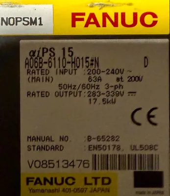 FANUC A06B-6110-H015#N Servo Drives | Great American Equipment Company (4)