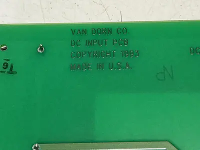 USED VAN DORN 330037 REV-C