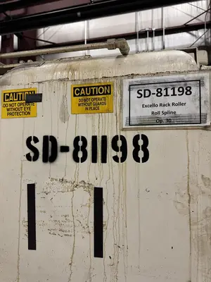 Used 1986 EXCELLO 3251S Spline Rollers Michigan US | Aucto #1332179