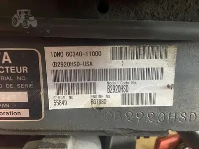 Used 2010 KUBOTA B2920HSD Sub-Compact & Compact Tractors Maine US | Beauregard Equipment #1511293