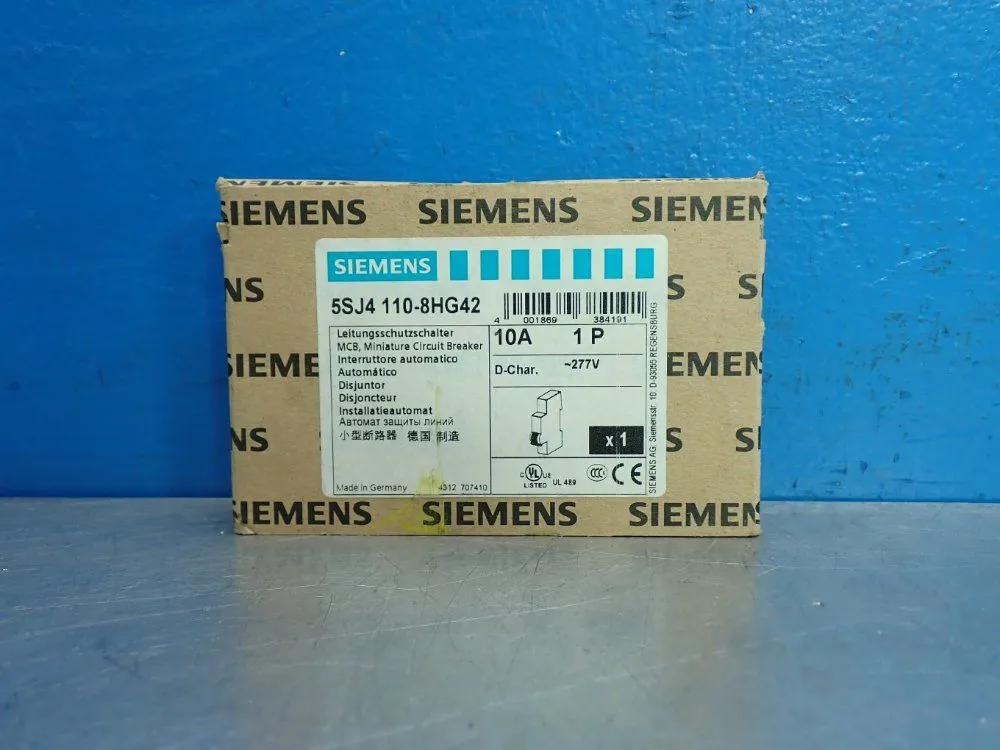 New | in-Stock SIEMENS 5SJ4 1108HG42 Circuit Breakers | HGR 24 #732053