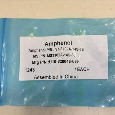 NEW AMPHENOL 97-3102A-14S-6S