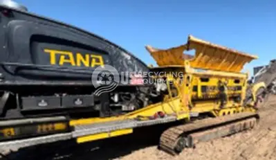USED 2013 TANA SHARK 440DT SINGLE SHAFT MOBILE SHREDDER