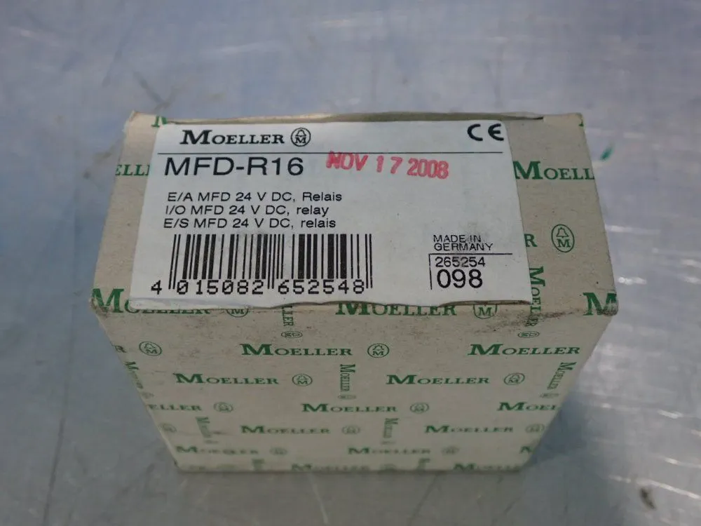 New | in-Stock MOELLER MFDR16 Relays & Switches Ohio US | HGR 24 #786999