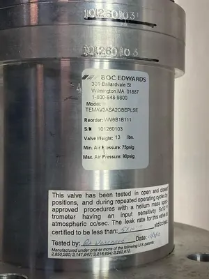 New | in-Stock BOC EDWARDS TEMAV3ASA2OBEPLSE Vacuum Pumps Ohio US | Surplus Asset Holdings #1226303