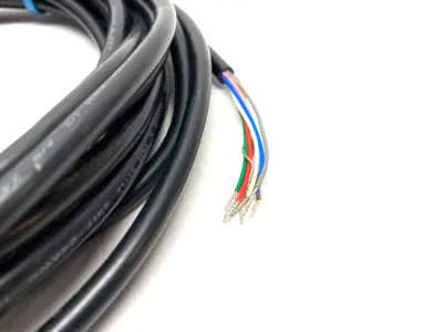 USED BANNER ENGINEERING SINGLE ENDED CORDSET M12 8-PIN STRAIGHT TO PIGTAIL