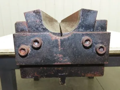 Press Brake Round Die 73" Long 1-7/8" Dia Spring U Type 1/2" Tang 5-7/8" Base