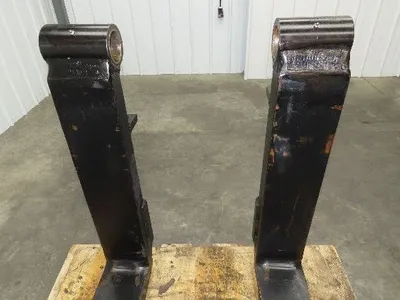7x48" Shaft Mount Steel Forklift Fork Tines 20.5" Carriage 1-Pair 17,500 lb
