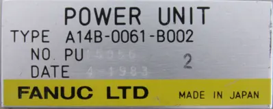 USED FANUC A14B-0061-B002 POWER BOARD A20B-1000-0030/06 A14B0061B002