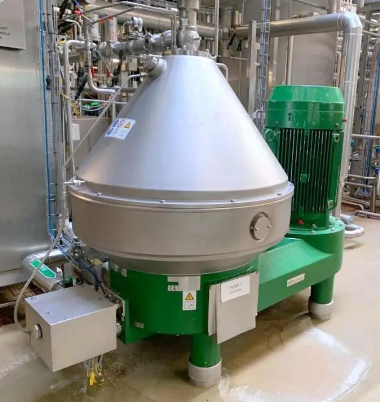 Westfalia PROFI 400 beer filtration centrifuge, 316SS.