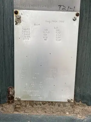 3000 kVA Oil-Filled ONAN/ONAF Transformer, HV. 13800, LV. 2400Y/1385
