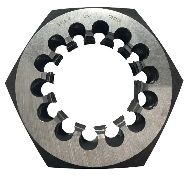 ProCut 3-1/4"-4 Carbon Steel Special Thread Hexagon Die