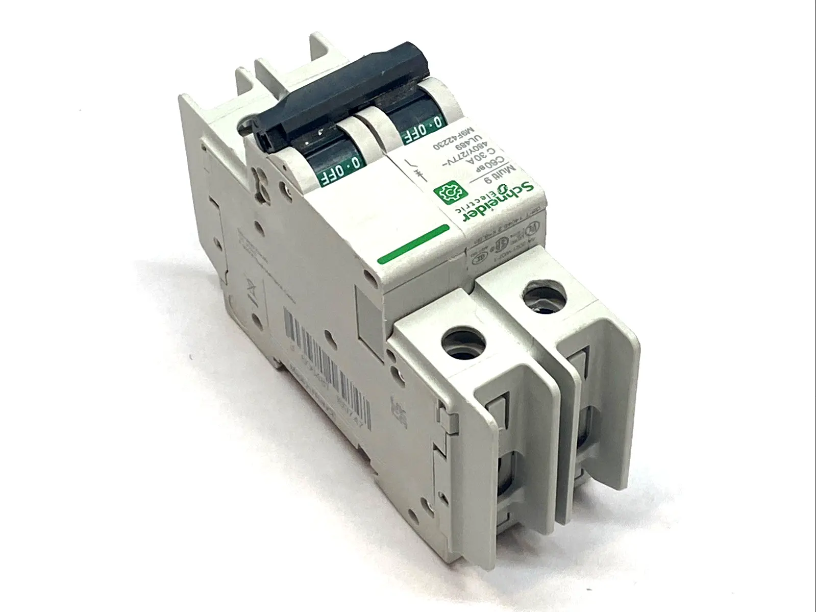 USED SCHNEIDER ELECTRIC MULTI 9 30A C-CURVE DIN RAIL MINIATURE BREAKER