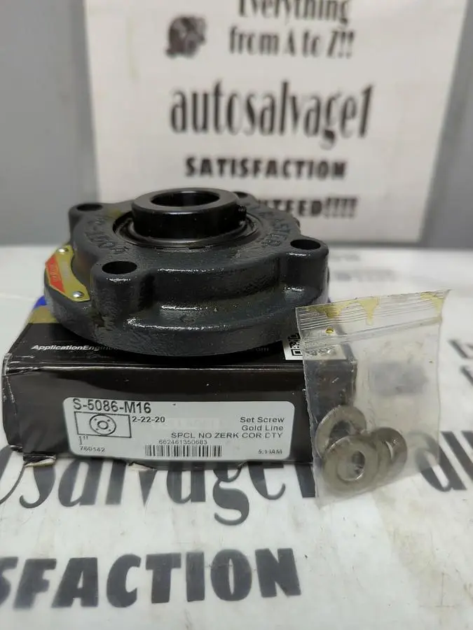 New | in-Stock SEALMASTER S-5086-M16 Bearings | Surplus Asset Holdings #1188859