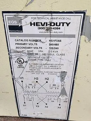 USED HEVI-DUTY HS1F2AS