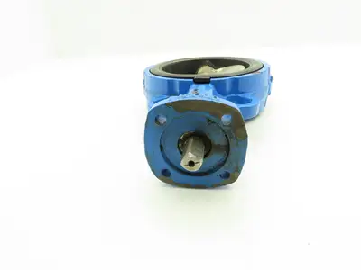 GOLD 050518 5" Wafer Butterfly Valve Only 1/2" Shaft