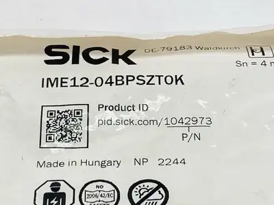 IME12-04BPSZT0K | Sick  Inductive Proximity Sensor 1042973 - New