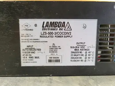 USED LAMBDA LZS-500-3/COCDIV2