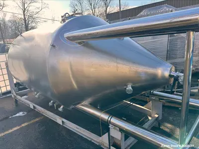 Used Glacier Tanks 40 BBL Stainless Steel Brew Tank / Fermenter – Jacketed Conical Fermentation Vessel
