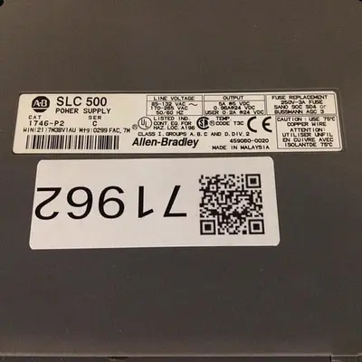 USED ALLEN BRADLEY 1746-P2 SER C / 1746-A4 SER A