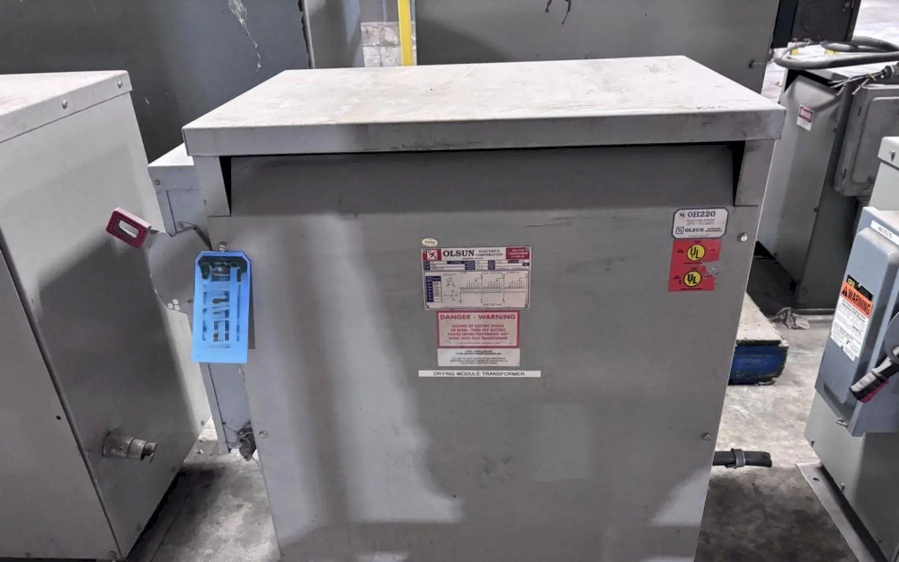 60 KVA OLSUN 480V <-> 400Y/231 CLASS AA DRY TYPE ELECTRICAL TRANSFORMER: YOBRO #24591