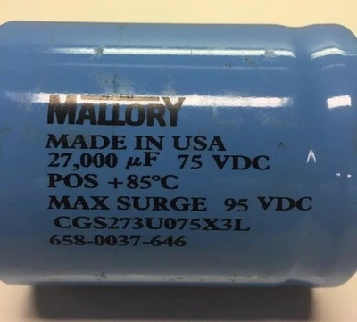 USED Mallory CGS273U075X3L