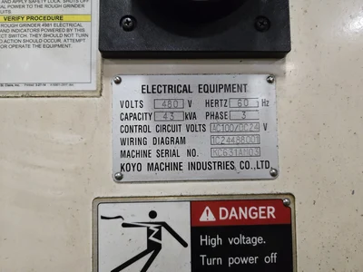 Koyo KC300D Rough Outer Diameter Grinding Machine