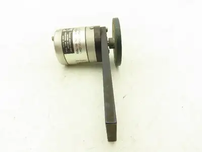 Dynamics Research Corp 153/020-1000-02UZ941 Rotary Encoder 1/4" Shaft W/Wheel