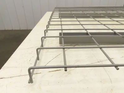 New Pallet Rack Wire Deck 48x52" Waterfall 3 Step Channel Racking 2500lb Mesh