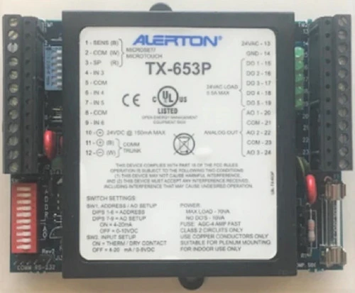 Alerton TX-653P PLC Programmable Logic Controller for HVAC [New]