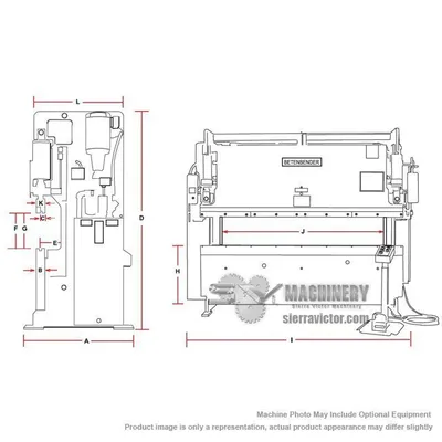 BETENBENDER 14-95 Manual Control Press Brakes | Sierra Victor Industries (10)