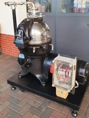 Westfalia KG 8006 chamber bowl centrifuge, 316SS.
