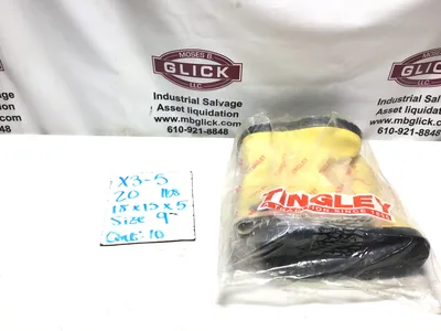 Tingley MB943C Yellow Rubber 17″ Leggin Boot Size 9