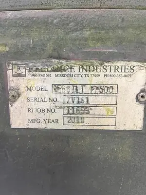 Used RELIANCE FM500 HIGH INTENSITY BLENDER High Intensity Mixers Kentucky US | US Recycling Equipment #1518854