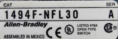 NEW ALLEN BRADLEY 1494F-NFL30 DISCONNECT SWITCH 1494FNFL30