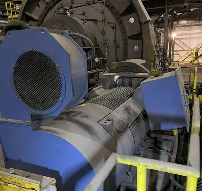 11'-6" X 22' Horizontal Ball Mill w/ 1100 kW WEG Motor