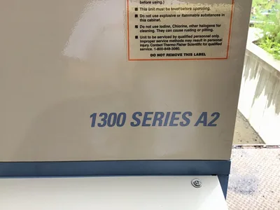 Thermo Scientific 1370 1300 Series A2 Biological Safety Cabinet 120V 50/60Hz 10A