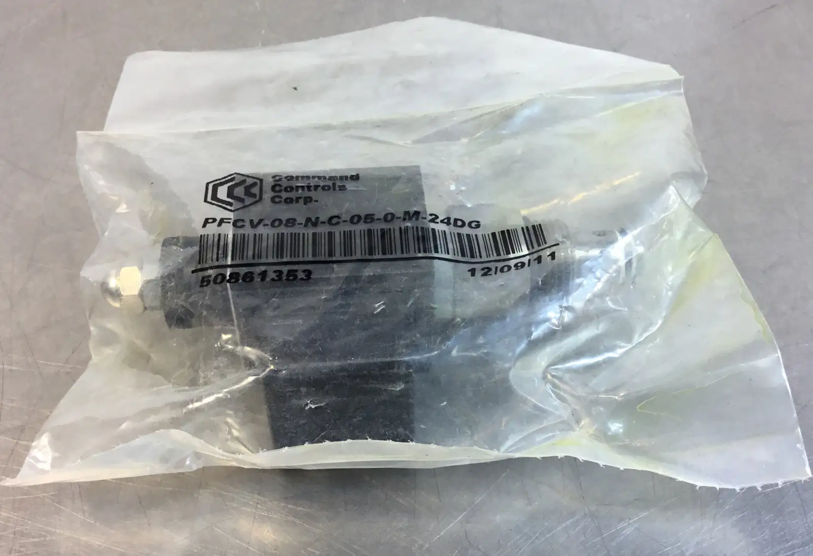 BUCHER / Command Controls PFCV-08-N-C-05-0-M-24DG Flow Control. 6B