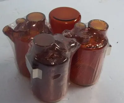 QTY. 4. METROHM AMBER TITRATION VESSELS ( NEW)....