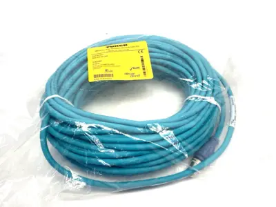 NEW TURCK EUROFAST ETHERNET CONNECTION CABLE DOUBLE-ENDED U-03619