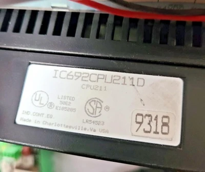 GE Fanuc IC692CPU211 CPU MODULE PROGRAMMABLE CONTROLLER 90-20