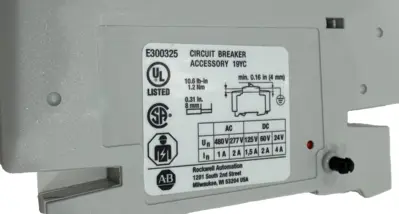 LOT OF 2 ALLEN BRADLEY 1489-AMRA3 AUXILIARY CONTACT SER.D 1489AMRA3 NEW, SURPLUS