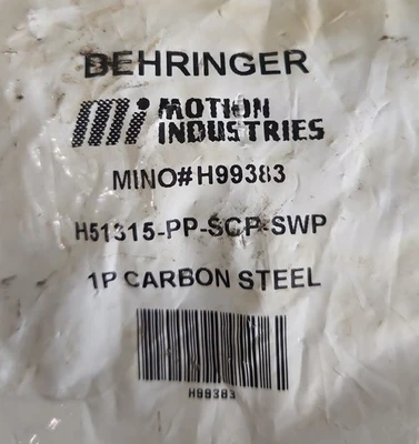 NEW BEHRINGER PIPE SYSTEMS H51315-PP-SCP-SWP