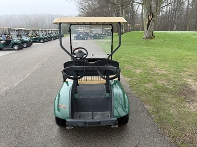 (1) 2014 E-Z-Go golf cart with a Kawasaki gas engine, does not include Club canopy, ball carrier, fo...