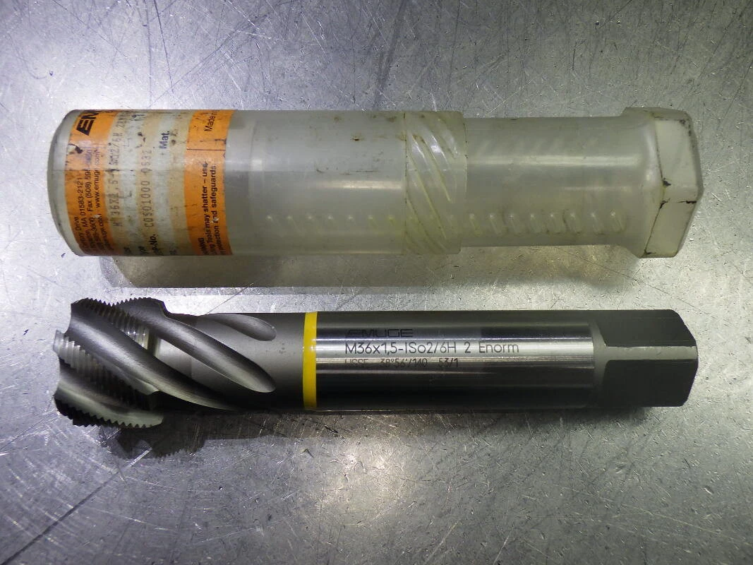 Emuge M36x1.5 ISO 2/6H 6 Flute HSS-E SF Bottom Tap C0501000.0532 (LOC2666A)
