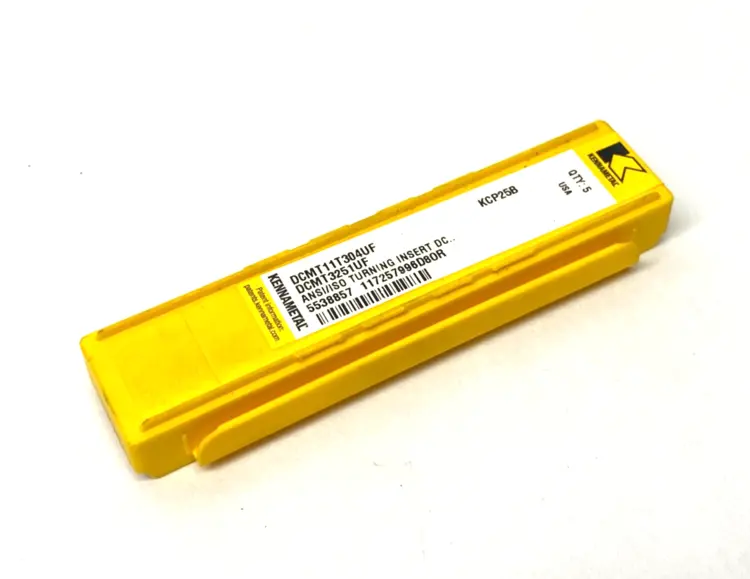 New | in-Stock KENNAMETAL SCREW-ON ANSI/ISO TURNING INSERT DCMT3251UF KCP25B Nuts & Screws | Maverick Industrial Sales #1106044