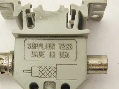 Allen Bradley 1786-TPS/C Y228 ControlNet Coaxial Straight T-Tap Cable  Lot of 4