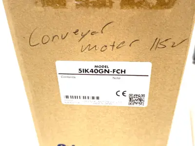USED ORIENTAL MOTOR WORLD K SERIES PINION SHAFT INDUCTION MOTOR 40W