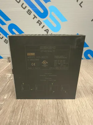 SIEMENS 6EP1 931-2EC21 PLC Power Supplies | ESS Industrial Equipment Sales (5)